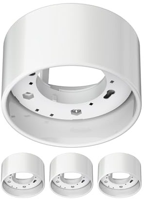 ledscom.de 4 delar Taklampa/lamphållare KLU, porslin, vit blank, 1x GX53 max. 60W