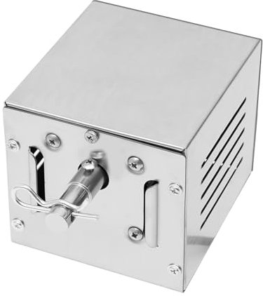 AOOUNGM Moteur de Barbecue, Moteur Tourne Broche pour Barbecue en Acier Inoxydable, 80-100 kg Moteur électrique pour dîner en Famille, Barbecue en Plein air