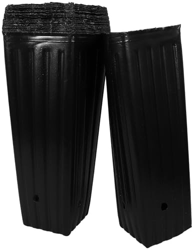 MOTHNUR Bolsas De Cultivo De Plantas 30 Unidades 11.81X3.93X3.93 Pulg Reutilizables Bolsas De Vivero PláStico para Plantas Pequeñas Y Grandes JardíN Y Huerto
