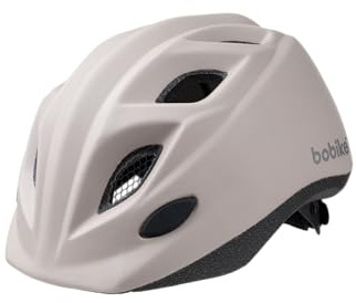 Bobike 8741700001 Casco per Bambini XXS 44–48 Cm Per Bambino da 9 Mesi a 2 Anni, Casco Unisex, Casco Bambini con 10 Ventilazioni, Casco da Bici per Bambini Leggero, Regolabile, Vaniglia Cupcake Opaco