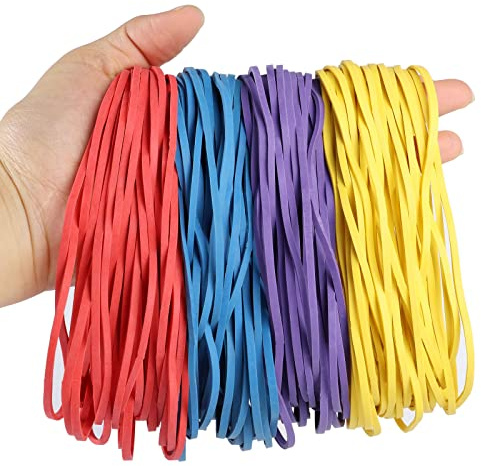 120 Pcs Large Rubber Bands, Elastic Bands, Strong Elastic Rubber Bands