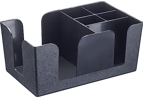 Westmark Bar Organizer - praktische Aufbewahrungseinheit für die Bar, ideal für Servietten, Trinkhalme und Cocktail Deko - 6 Fächer, ABS