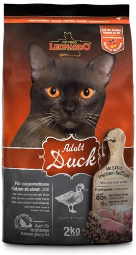 Leonardo Adulto Anatra Cibo secco per Gatti (2 kg)