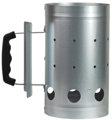 Vbnuyhim Cubo para quemar carbón vegetal, cubo para encender carbón, cubo de fuego para camping, barril de encendido portátil de hierro inoxidable para calefacción, barbacoa y té