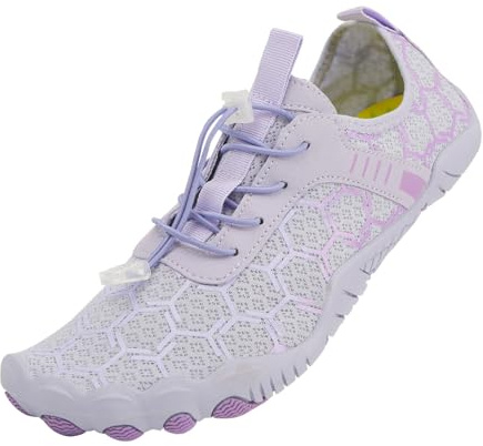 LinSmart Barefoot Womens Mens Wide Toe Box Water Shoes, Barefoot Trainers Women Men for Walking Running Gym Beach Surf Driving