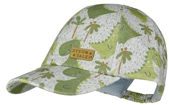 Sterntaler Berretto da Baseball da Ragazzo Stampato con Berretto da Baseball Dino, Argento, 55
