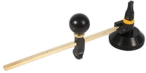 Nikou Cortador de vidrio - Cortador de corte de vidrio Brújulas ajustables Tipo Cortador circular de círculo de vidrio 40 cm Máx.Dia redondo
