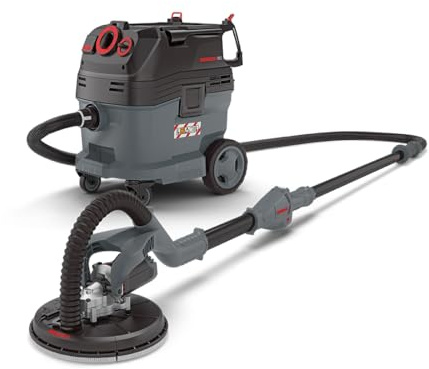 MENZER Dustfree Système de Ponçage pour la Construction à sec avec LHS 225 VARIO + VCL 530 PRO Antistatic