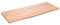 vidaXL Wandregal, Holzregal Regal Handgefertigt mit Baumkante, Wandboard Regalbrett Deko, Bücherregal Hängeregal, Hellbraun 100x40x2cm Massivholz Eiche Behandelt
