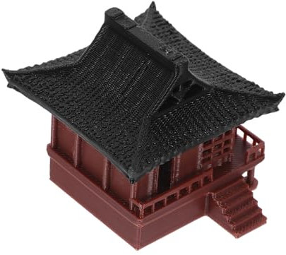 GAROZATION Padiglione Decorativo Per Acquario Stile Cinese Ornamento Per Paesaggio Da Giardino Statua Per Decorazione Di Serbatoi Design Elegante e Facile Da Pulire