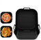 Dzpuhuojz 3pcs 4.7-6.2L Silicone Air Fryer Liner Suit for Philips Airfryer 6.2L (Na230/09; Na332/09), Ninja 6.2L (AF180UKCP AF140UK); Compatible with COSORI 4.7-6.2L, Tefal; Reusable Trays Accessories
