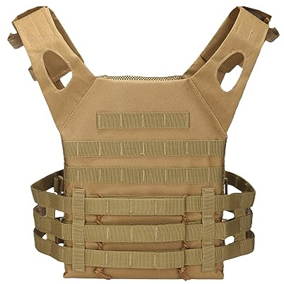 Gilet tactique pour homme et femme – Sac de transport de poitrine léger pour airsoft, gilet de chasse utilitaire pour extérieur, paintball, tir, jeu de guerre | Vêtements d'airsoft