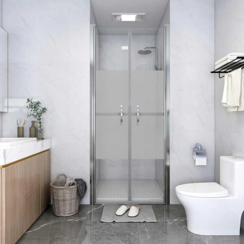 Mangloder duschdörr halvmatt ESG 71 x 190 cm med justerbar bredd, modern design, enkel installation, säkerhetsglas, elegant handtag, lämplig för hörningång, nischdörr, pendeldörr