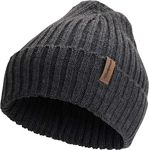 Woolpower Rib Beanie-Mütze grau