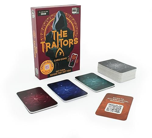 The Traitors Card Game Special Edition – Official Party Game with Exclusive Content, Based on the Hit TV Series