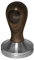 scarlet espresso | Tamper »Classic«, stilvoller Espresso-Stempel mit ergonomischem Griff aus Edelholz, für perfekten Espresso, Barista-Werkzeug (41 mm, Sandelholz - Braun)