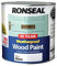 Ronseal 10 Year Weatherproof 2 in 1 Wood Paint White Gloss 2.5 Litre
