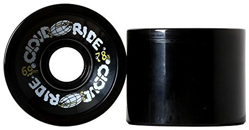 Cloud ride! 69mm Cruisers Longboard-Räder, Schwarz, 69 mm
