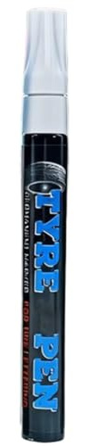Hitburu Tire Lettering Paint Pen - Quick Dry Permanent Erasable Non-Fading Tyre Marker - Car Wheels Lettering Paint Pen - for Motorcycle, Bikes, Bicycles, Metal, Glass