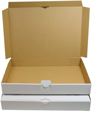 MyPack 75x Maxibriefkartons Versandkartons Faltschachtel Faltkarton Maxibrief Karton 350 x 250 x 50, Weiß, MB-5