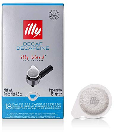 illy Caffè Tostato DECAFFEINATO in cialde E.S.E. - 12 confezioni da 18 cialde, Totale 216 Cialde