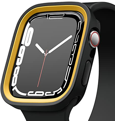 elago Cover Duo Compatibile con Apple Watch SE3/SE2/SE/9/8/7/6/5/4, Compatibile con iWatch [45mm 44mm] - 1 Custodia + 2 Parti Incluse, PC Rigido + TPU, Accesso Completo allo Schermo