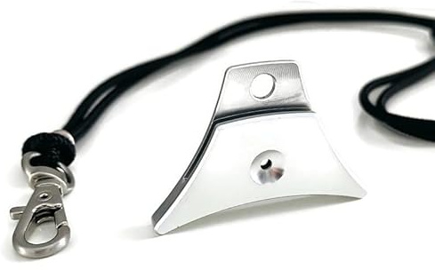 Logan Whistles Sifflet A1 en alliage anodisé pour chien de berger avec cordon de voile | Sifflet de dressage de chien 100 % fabriqué au Royaume-Uni pour le rappel, le troupeau et le travail des chiens