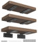 Housolution Regalwinkel, 6 Stück 90 Grad Regalträger Metall Winkelklammern 6 Zoll Schwerlastträger Wandhalterung Stabile Eckwinkel mit Schrauben & Dübel für Brettern Regal Topfpflanzen, Schwarz