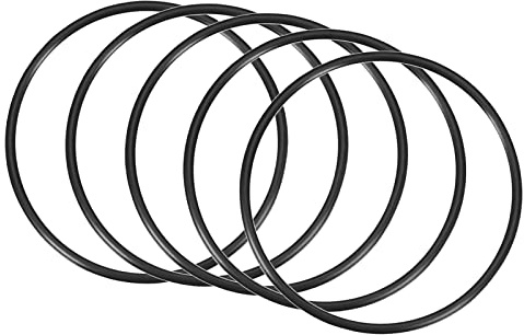 QUARKZMAN Nitrile Gomma O-Ring 110mm x 102mm x 4mm Guarnizioni di Tenuta Anelli Rubinetti Rotondo Guarnizione Rondella per Rubinetto Idraulica Riparazione Sigillatura Connessione, 5 Pezzi