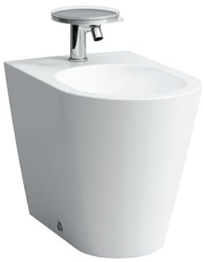 Laufen Kartell Bidet sur pied, 1 trou pour robinet, 370x545x430mm, H832331A003021, Couleur: Blanc avec LCC Active