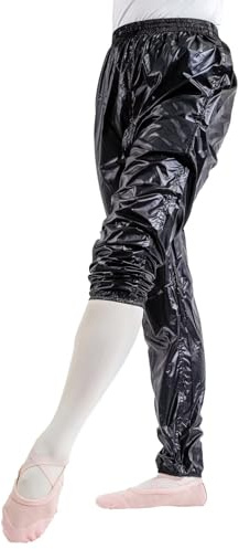 flexdans Sudarella Danza,Pantaloni da Balletto Ripstop, Pantaloni da Ballo da Riscaldamento per Donna Black M