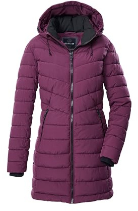 G.I.G.A. DX Mujer Parka acolchada/parka funcional con aspecto de plumón y capucha con cremallera GW 74 WMN QLTD PRK, orchidee, 42, 43538-000