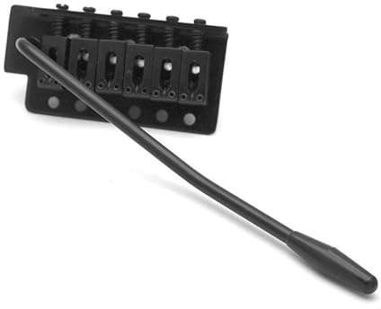 Brodelar Single Shake Tremolo Bridge Klassisk Tremolo Fjäderskruvset För ST SQ Elgitarr(Black)
