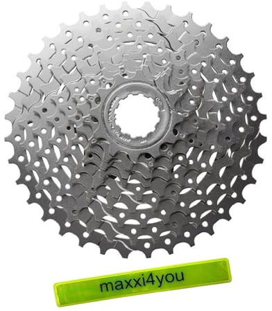 maxxi4you Shimano Alivio CS-HG400 9 x 11-28 denti con nastro riflettente