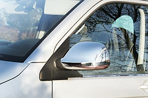 Recambo EDELSTAHL SPIEGELKAPPEN VOLLSCHALEN passend für VW T5 ab 092009- | VW T6 | VW AMAROK