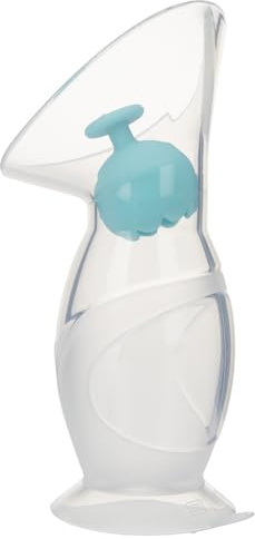 Dr. Talbot's Nuby - Einteilige Manuelle Silikon-Milchpumpe - Handmilchpumpe aus weichem Silikon für optimalen Komfort - 120ml - BPA-frei