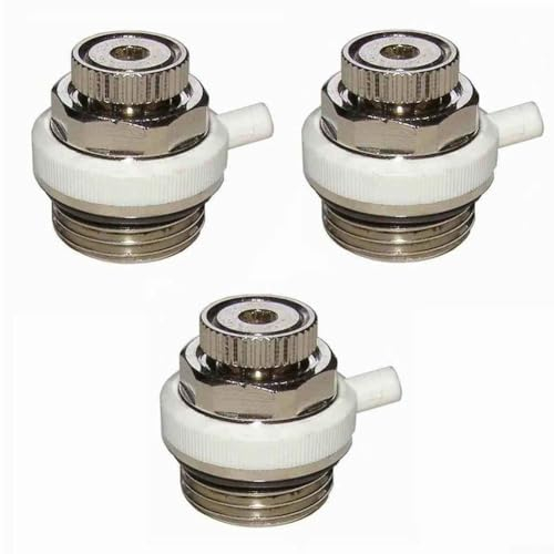 1/2 für BSP Automatisches Entlüftungsventil für Heizkörper, automatisches Entlüftungsventil für Heizkörper, automatisches Entlüftungsventil zum Heizen (3 Stück)