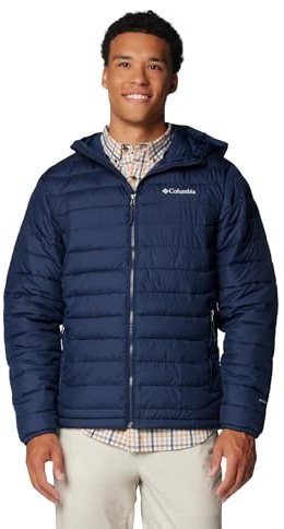 Columbia Chaqueta con Capucha para Hombre, Powder Lite II