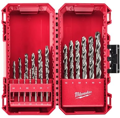 Milwaukee 19 Piece THUNDERWEB HSS-G Metal Drill Bit Set in PACKOUT Compatible Case