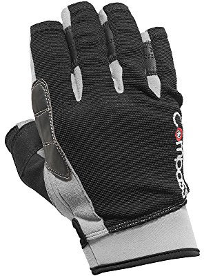 Compass Segelhandschuh Jolle Kurze Finger Farbe schwarz/grau, Größe D: 8