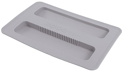 DOITOOL Brand Toaster Cover ： 2 Slice Silicone Toaster Dust Lid Bread Maker & Machine Cover Slice Top Lid Appliance Bread Protector Wide Slot for Machine Part Accessories -Grey