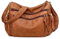 LUANGHUAN Damen Umhängetasche Schultertasche Frauen Handytasche zum Umhängen Crossbody Bag PU Leder Damentasche Schulterriemen Handtasche (Braun)