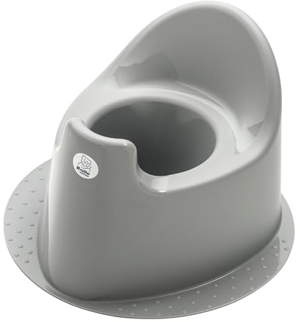 Rotho Babydesign TOP Kindertopf - recycelt - Töpfchen für Kinder - Kindertöpfchen Baby-Töpfchen - Toilettensitz - Kindertoilette - grau
