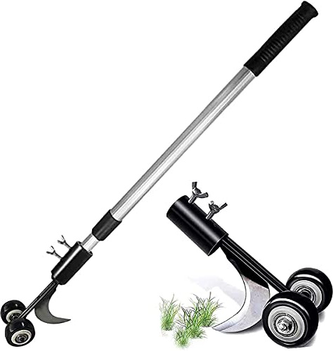 Herramienta de eliminación de malas hierbas, extractor de malas hierbas con mango para grietas y deshierbe de grietas, herramienta ideal para limpieza de jardín, losas, pavimentos, patio