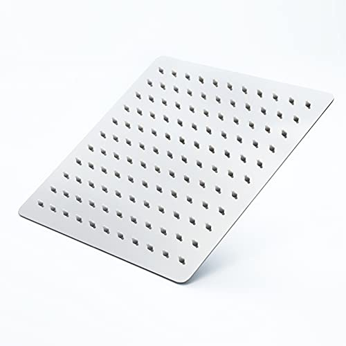 Fyrkantigt regnduschhuvud 30,5 cm ultratunn design för fantastisk duschupplevelse tryckökning fast duschhuvud lätt att installera och rengöra högkvalitativt regnduschhuvud