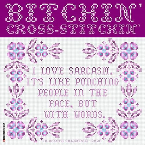 in' Cross-Stitchin' 2026 12 x 12 Wall Calendar