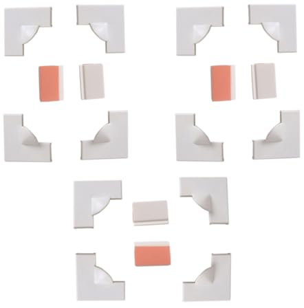 Magnetic Window Screen Accessories Magnetic Strips Self Adhesive Fixings 12 Corner Handles, 6 Windproof Clips for Seamless Repairs,DIY Window Screen