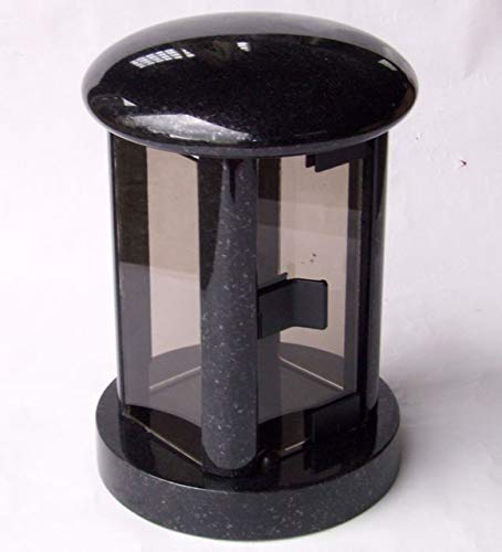 designgrab Tao SS1 Lampe funéraire en granit suédois Noir