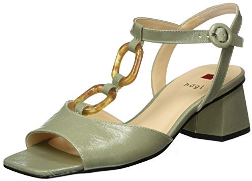 HÖGL Femme Amalita Sandales Peeptoe, Green Salvia 5100, 36 EU