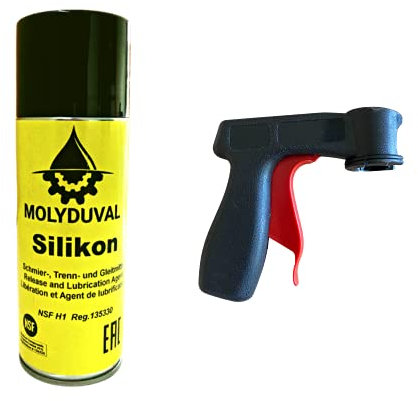 MOLYDUVAL Silikon Spray || Agent De Démoulage, Agent De Glissement, Agent De Séparation || Aérosol De Silicone, Spray Lubrifiant, Spray D'agent De Démoulage, Glissement, Séparation, Spray De Soin